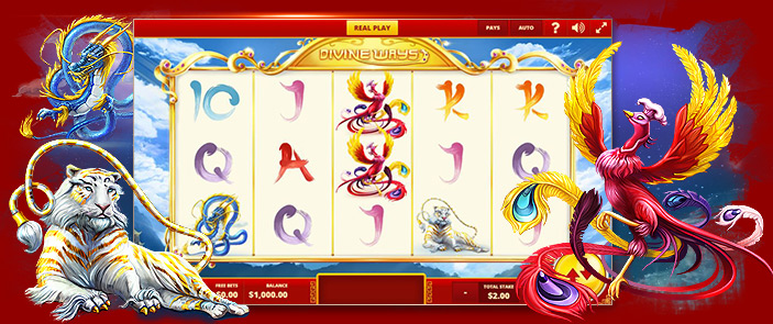 Jouer au bandit manchot gagnant Divine Ways de Red Tiger ! Jouer au bandit manchot gagnant Divine Ways de Red Tiger !
