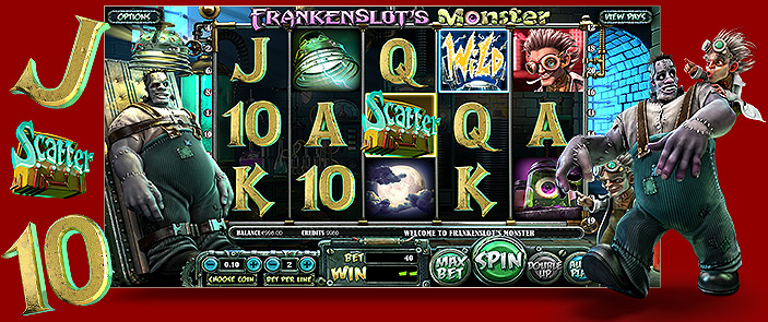 Machine à sous vidéo 3D Frankenslot's Monster Machine à sous vidéo 3D Frankenslot's Monster