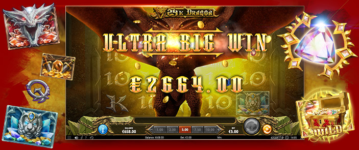 La machine à sous 24K Dragon vous fait remporter de grosses sommes au casino en ligne La machine à sous 24K Dragon vous fait remporter de grosses sommes au casino en ligne