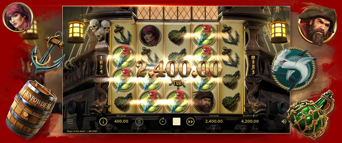 Machine à sous NetEnt Pirates avec bonus en argent réel : Rage of the Seas ! Machine à sous NetEnt Pirates avec bonus en argent réel : Rage of the Seas !