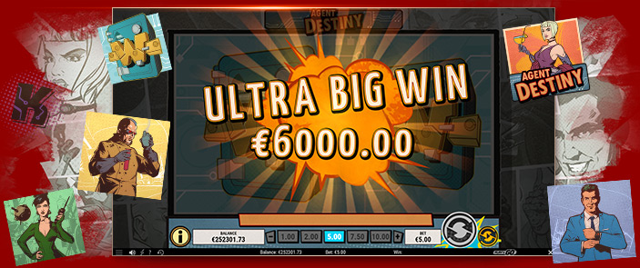 L'Agent Destiny vous offre une mission : gagner un maximum de cash en argent réel ! L'Agent Destiny vous offre une mission : gagner un maximum de cash en argent réel !
