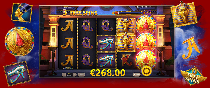 Machine à sous de casino en ligne sur le thème de l'Egypte Red Tiger : Wings of Ra Machine à sous de casino en ligne sur le thème de l'Egypte Red Tiger : Wings of Ra