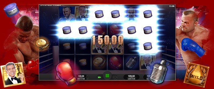 Boxez sur la machine à sous Let's Get Ready To Rumble et gagnez de l'argent réel ! Boxez sur la machine à sous Let's Get Ready To Rumble et gagnez de l'argent réel !