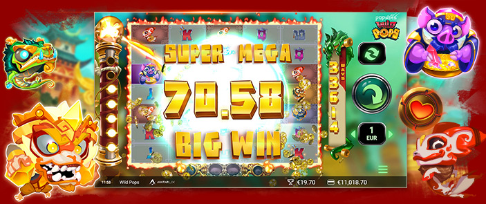 Gagnez toujours plus d'argent réel avec le jeu de casino Wild Pops d'Yggdrasil Gaming ! Gagnez toujours plus d'argent réel avec le jeu de casino Wild Pops d'Yggdrasil Gaming !