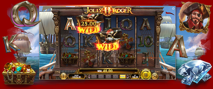 Découvrez la suite tant attendue d'une machine à sous populaire : Jolly Roger 2 ! Découvrez la suite tant attendue d'une machine à sous populaire : Jolly Roger 2 !