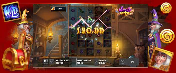 Gagnez des bonus et augmentez vos gains sur la machine à sous WIzard Shop Gagnez des bonus et augmentez vos gains sur la machine à sous WIzard Shop