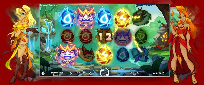 Retrouvez notre avis sur le jeu d'argent de type machine à sous : REIGN OF DRAGONS Retrouvez notre avis sur le jeu d'argent de type machine à sous : REIGN OF DRAGONS
