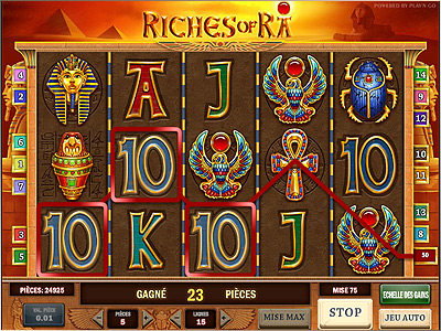 Machine à sous Play & Go en français Riches of RA Machine à sous Play & Go en français Riches of RA