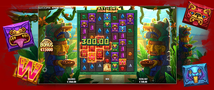 Découvrez un nouveau style de jeu avec la machine à sous Azticons Chaos Clusters ! Découvrez un nouveau style de jeu avec la machine à sous Azticons Chaos Clusters !