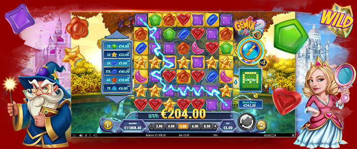 Gagner des euros réels au casino en ligne avec la machine à sous Gemix 2