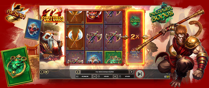 Machine à Sous gratuite 72 Fortunes de Betsoft Gaming : découvrez la Légende du Roi Singe ! Machine à Sous gratuite 72 Fortunes de Betsoft Gaming : découvrez la Légende du Roi Singe !