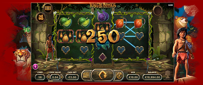 Découvrez une machine à sous gratuite sur le thème du Livre de la Jungle ! Découvrez une machine à sous gratuite sur le thème du Livre de la Jungle !