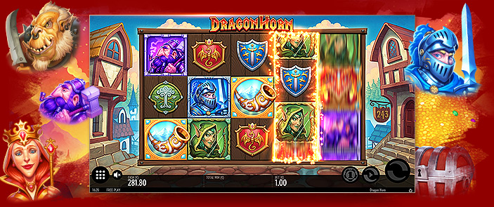 Le trésor vous attend sur la machine à sous Dragon Horn de Thunderkick ! Le trésor vous attend sur la machine à sous Dragon Horn de Thunderkick !