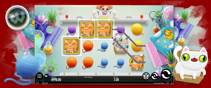 Machine à sous Thunderkick : Not Enough Kittens ! Machine à sous Thunderkick : Not Enough Kittens !