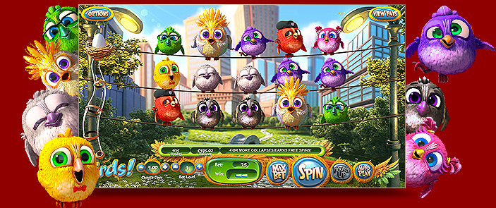 Machine à sous vidéo 3D Birds! Machine à sous vidéo 3D Birds!