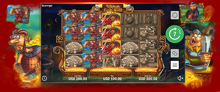Viking's Golds God, une machine à sous vidéo avec des bonus multiplicateurs ! Viking's Golds God, une machine à sous vidéo avec des bonus multiplicateurs !