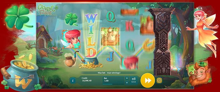 La machine à sous Clover Tales de Playson va vous porter chance ! La machine à sous Clover Tales de Playson va vous porter chance !