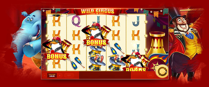 Wild Circus, une machine à sous Red Tiger sur le thème du Cirque ! Wild Circus, une machine à sous Red Tiger sur le thème du Cirque !