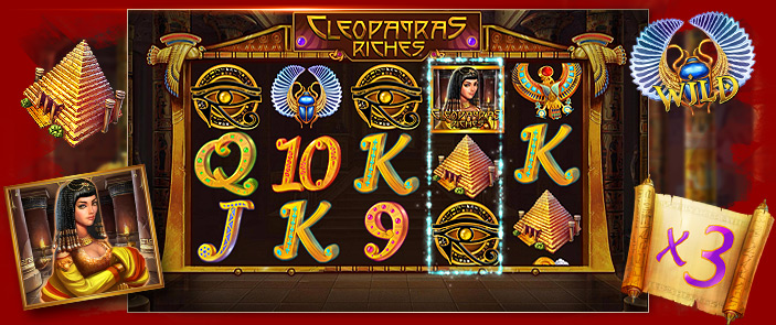 Machine à sous Blueprint Gaming : Cleopatra's Riches Machine à sous Blueprint Gaming : Cleopatra's Riches