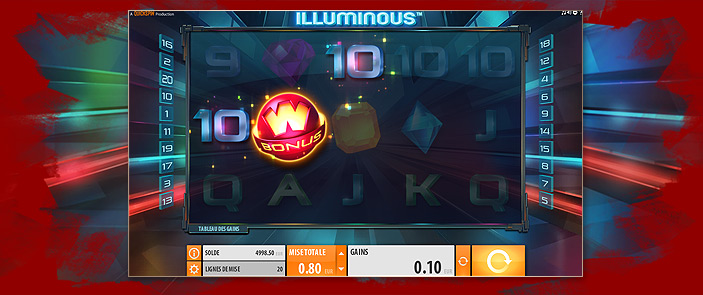 Machine à sous avec des diamants et des rubis : Illuminous de Quickspin Machine à sous avec des diamants et des rubis : Illuminous de Quickspin