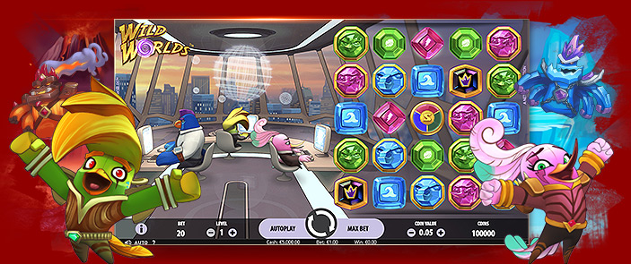 Venez essayer la machine à sous Wild Worlds Netent et gagner des bonus de gains ! Venez essayer la machine à sous Wild Worlds Netent et gagner des bonus de gains !