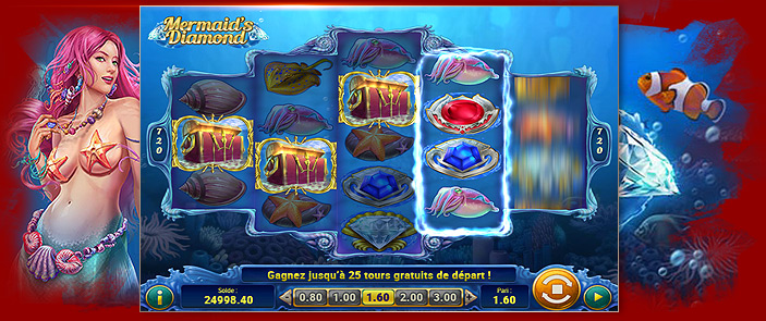Découvrez la machine à sous gagnante Mermaid's Diamond de Play'n GO ! Découvrez la machine à sous gagnante Mermaid's Diamond de Play'n GO !