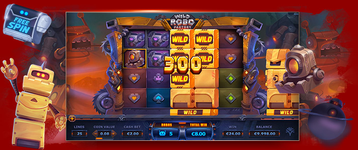 Essayer une machine à sous Yggdrasil Gaming incroyable : Wild Robo Factory Essayer une machine à sous Yggdrasil Gaming incroyable : Wild Robo Factory