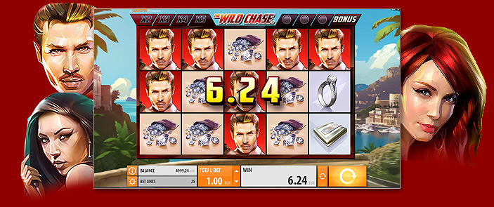 Machine à sous sur le thème du luxe et de la Jet Set : The Wild Chase Machine à sous sur le thème du luxe et de la Jet Set : The Wild Chase