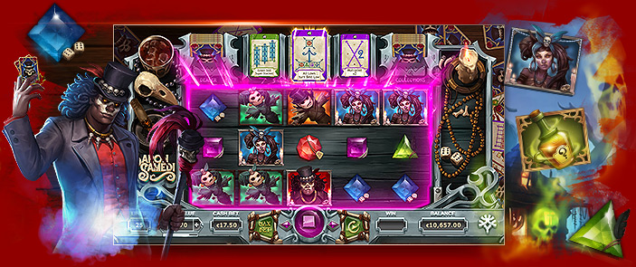 Initiez-vous à la magie noire Voodoo avec la machine à sous Baron Samedi ! Initiez-vous à la magie noire Voodoo avec la machine à sous Baron Samedi !