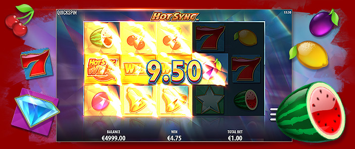 Avec la machine à sous Quickspin Hot Sync, activez les Mega Bonus !! Avec la machine à sous Quickspin Hot Sync, activez les Mega Bonus !!