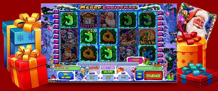 Machine à sous Merry Christmas de Playson Machine à sous Merry Christmas de Playson