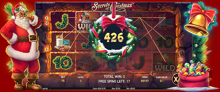 Revue test de la machine à sous vidéo Secrets of Christm
