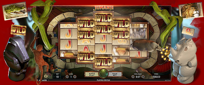 Welcome to the jungle ! Jumanji : une machine à sous incroyable !! Welcome to the jungle ! Jumanji : une machine à sous incroyable !!