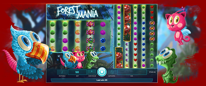 Machine à sous vidéo originale : Forest Mania