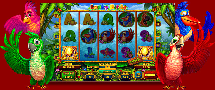 Machine à sous Playson Lucky Birds Machine à sous Playson Lucky Birds