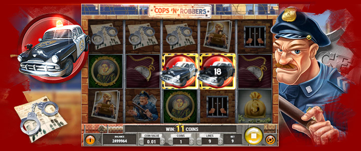 Machine à sous Play'n GO Cops n' Robbers : Police vs voleurs ! Machine à sous Play'n GO Cops n' Robbers : Police vs voleurs !