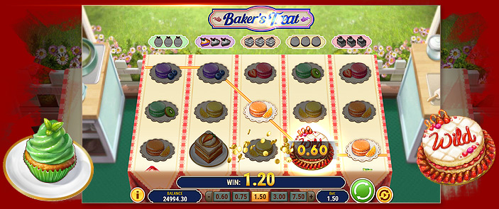 Machine à sous pour s'amuser, Baker's Treat de Play'n GO Machine à sous pour s'amuser, Baker's Treat de Play'n GO