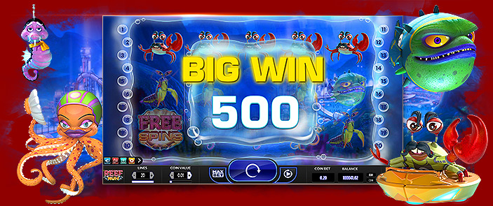 Machine à sous vidéo 20 Lignes Reef Run Machine à sous vidéo 20 Lignes Reef Run