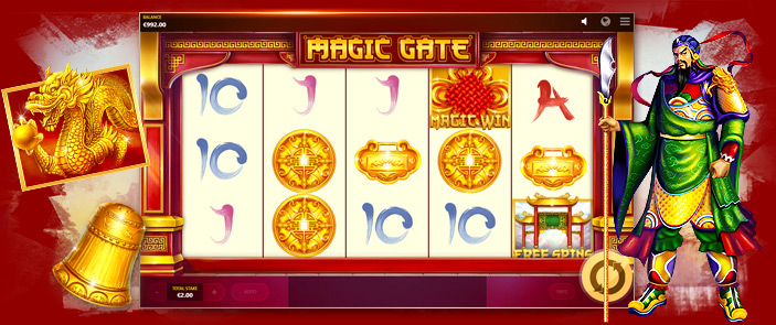 Machine à sous vidéo thème asiatique : Magic Gate de Red Tiger Gaming Machine à sous vidéo thème asiatique : Magic Gate de Red Tiger Gaming