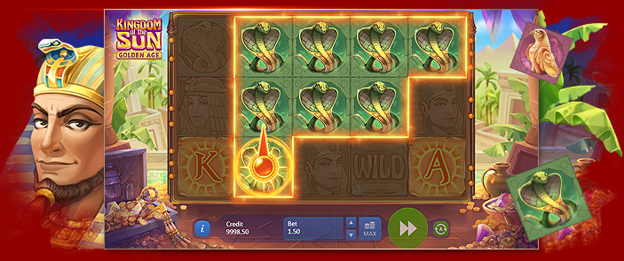 Révélez les secrets des pharaons avec la machine à sous Kingdom of the Sun : Golden Age Révélez les secrets des pharaons avec la machine à sous Kingdom of the Sun : Golden Age