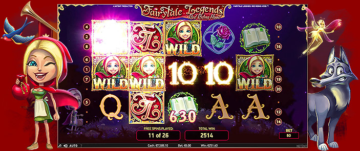 Revue test de la machine à sous vidéo Fairytale Legends : Red Riding Hood Revue test de la machine à sous vidéo Fairytale Legends : Red Riding Hood