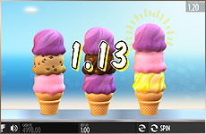 Bonus multiplier Sunny Scoop Thunderkick 