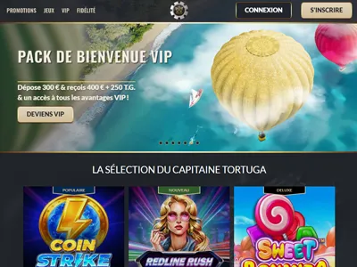 Casino argent réel Tortuga Bonus & Jackpots : Gagnez gros sur ce casino en ligne en 2024 !