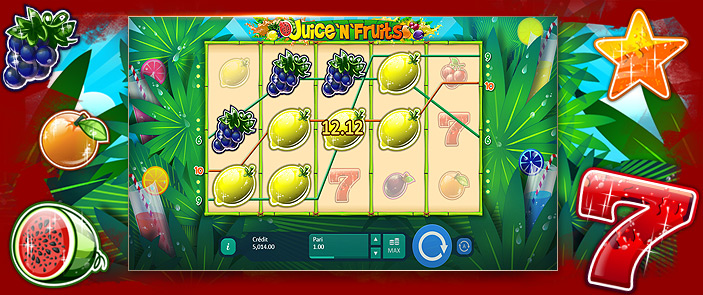 Slot machine gratuit Juice and Fruits par Playson